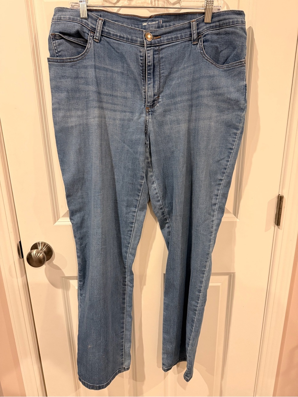 Lee Relaxed Fit Light Blue Size 14